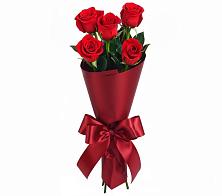 Букет 5 Красных роз Эдлесс Лав в Лебяжье Курганской области