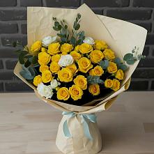 Букет цветов из:  Розы #REPLACE_PRED# Лебяжье Курганской области