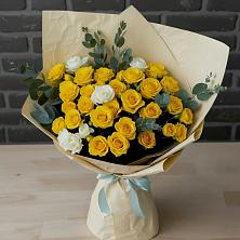 Букет цветов из:  Розы в Лебяжье Курганской области
