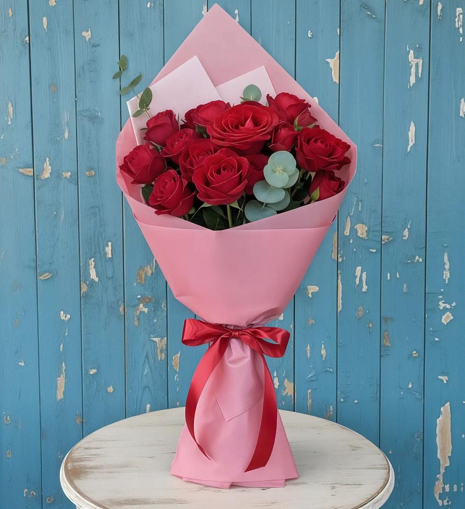 Букет цветов из: Розы в Лебяжье Курганской области