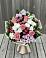Букет цветов из: Альстромерии, Гвоздики, Розы и Хризантемы в Лебяжье Курганской области
