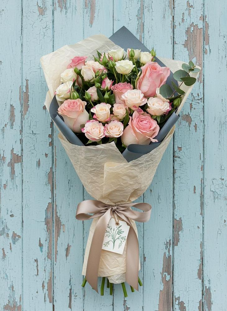 Букет цветов из: Розы в Лебяжье Курганской области