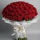 Букет 101 Красная роза Блэк Мэджик в Лебяжье Курганской области