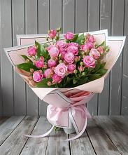 Букет Розовый кустик #REPLACE_PRED# Лебяжье Курганской области