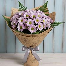 Букет цветов из:  Хризантемы в Лебяжье Курганской области