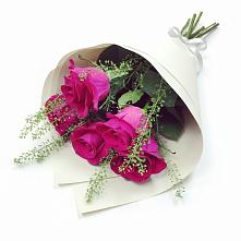 Букет цветов из:  Розы в Лебяжье Курганской области