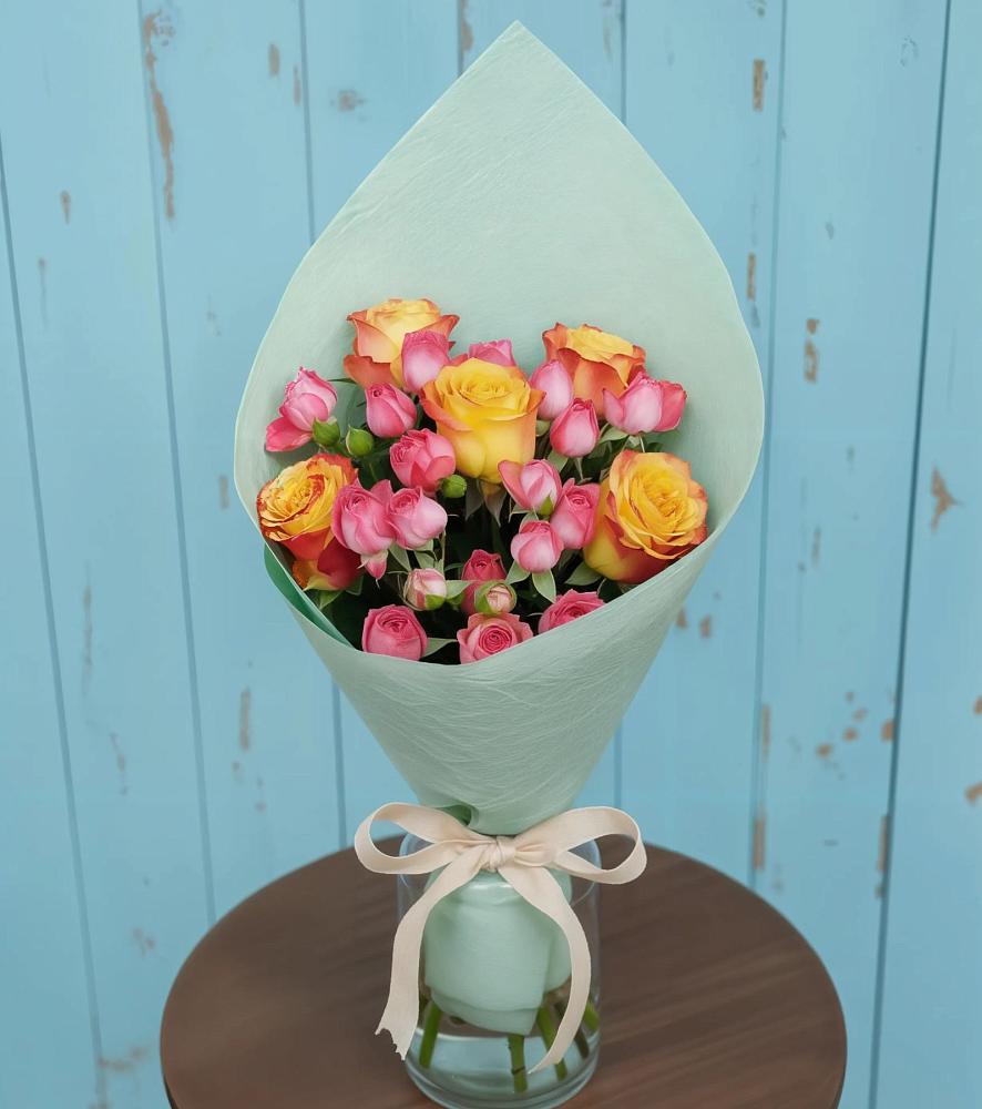 Букет цветов из: Розы в Лебяжье Курганской области