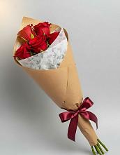 Букет цветов из:  Розы в Лебяжье Курганской области