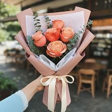 Букет цветов из:  Розы в Лебяжье Курганской области