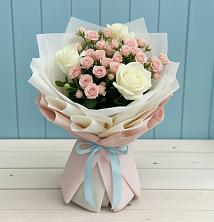 Букет цветов из:  Розы в Лебяжье Курганской области