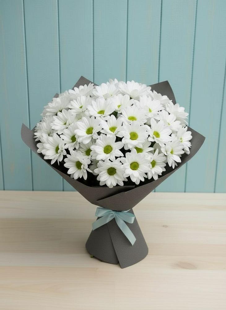 Букет цветов из: Хризантемы в Лебяжье Курганской области