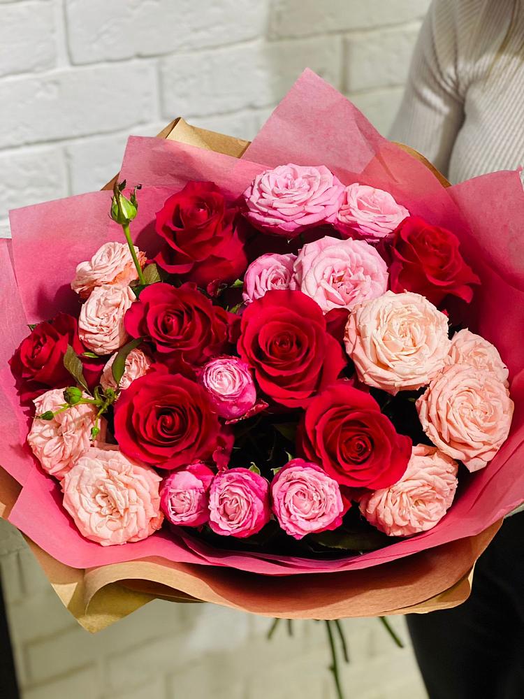 Букет цветов из: Розы в Лебяжье Курганской области