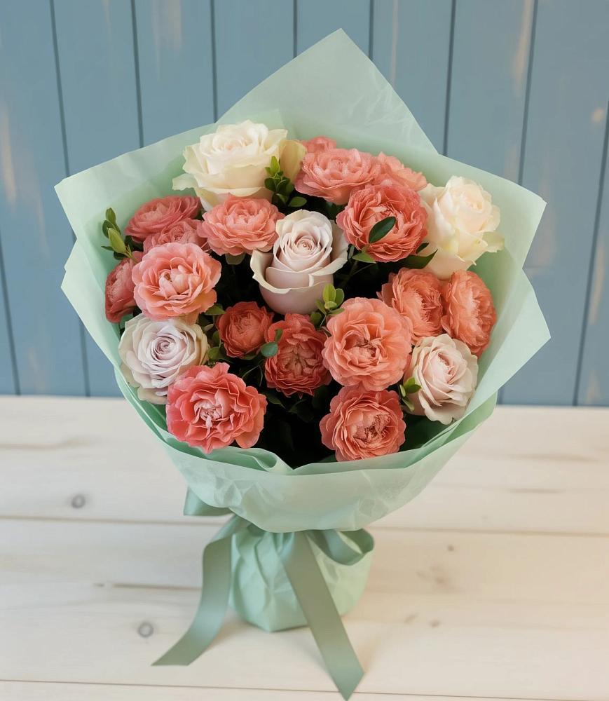 Букет цветов из: Розы в Лебяжье Курганской области