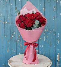 Букет цветов из:  Розы в Лебяжье Курганской области
