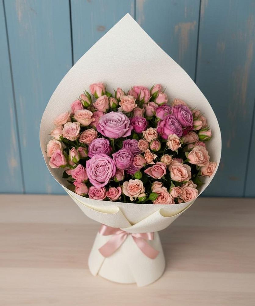 Букет цветов из: Розы в Лебяжье Курганской области