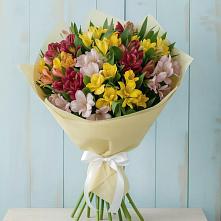 Букет цветов из:  Альстромерии #REPLACE_PRED# Лебяжье Курганской области