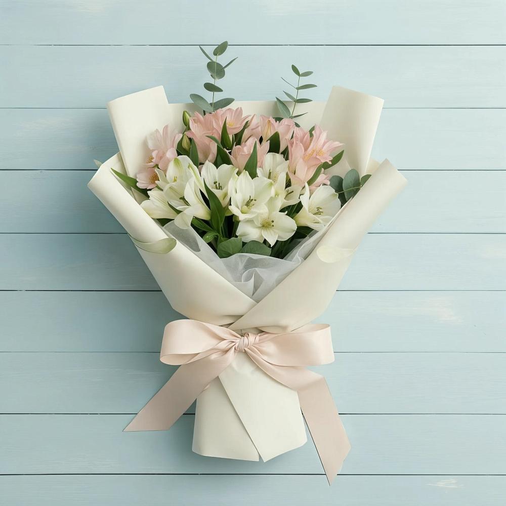 Букет цветов из: Альстромерии в Лебяжье Курганской области