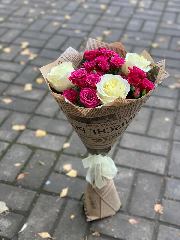 Букет цветов из: Розы в Лебяжье Курганской области