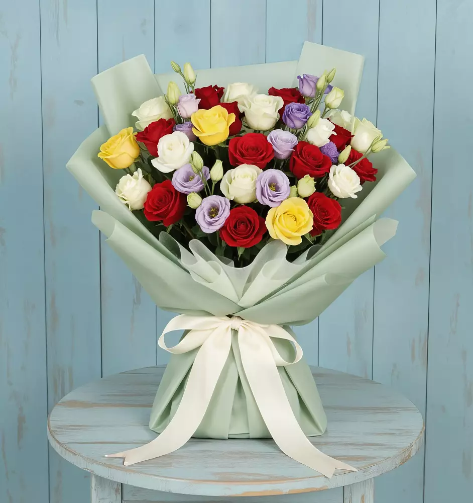 Букет цветов из: Розы в Лебяжье Курганской области