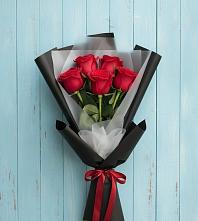 Букет цветов из:  Розы в Лебяжье Курганской области