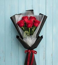 Букет цветов из:  Розы в Лебяжье Курганской области