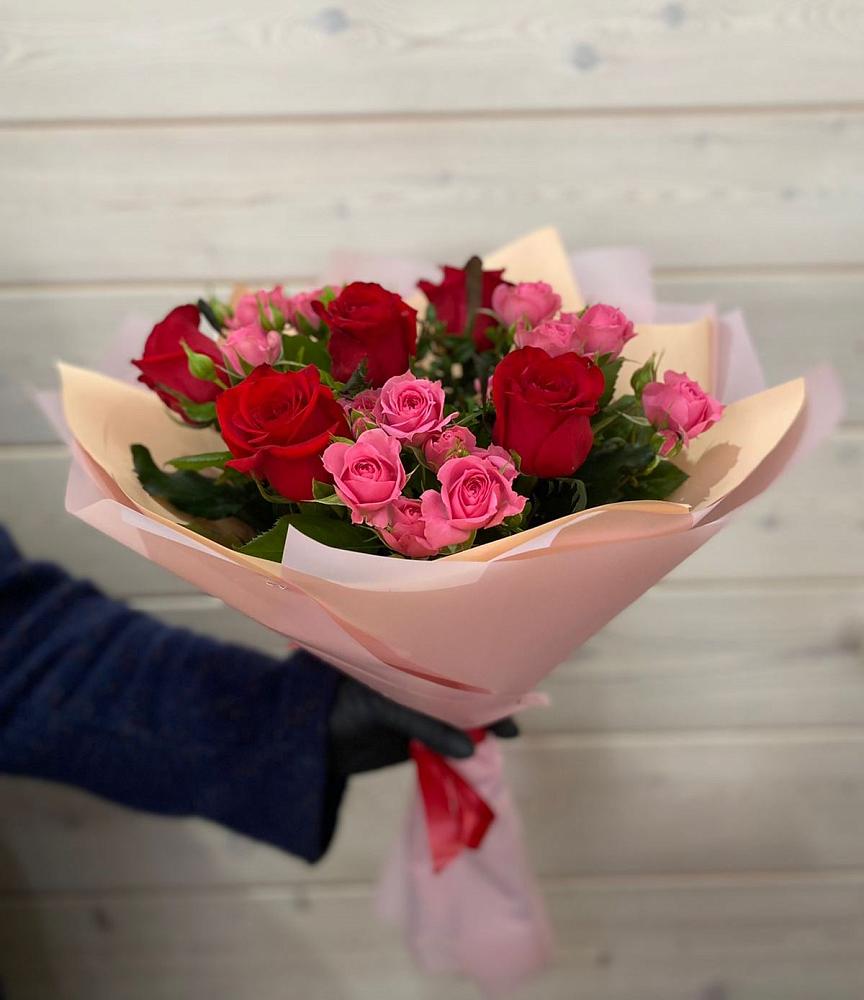 Букет цветов из: Розы в Лебяжье Курганской области