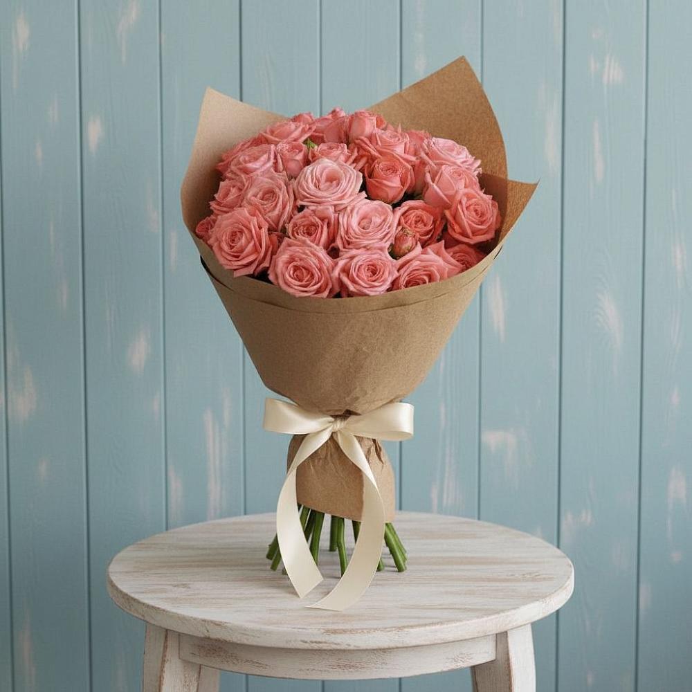 Букет цветов из: Розы в Лебяжье Курганской области