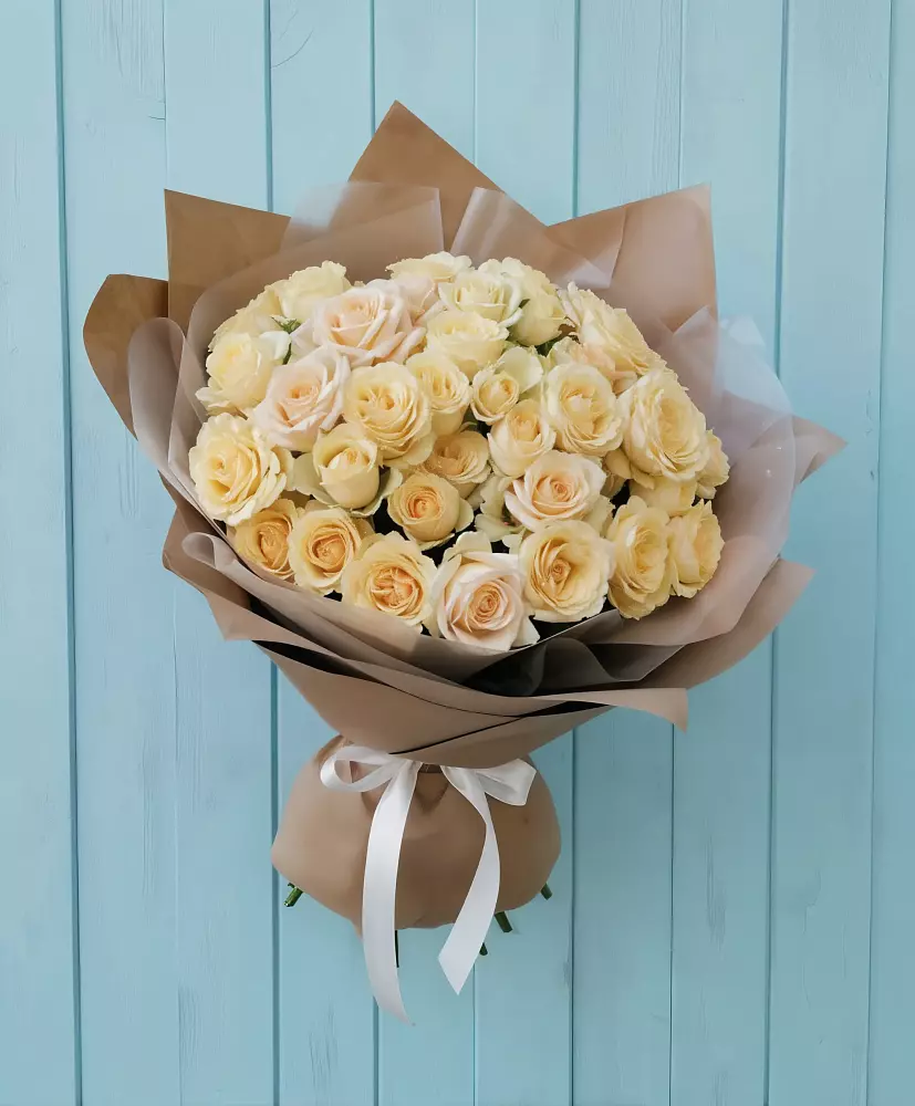 Букет Кремовое облако в Лебяжье Курганской области