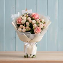 Букет цветов из:  Розы в Лебяжье Курганской области
