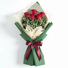 Букет цветов из:  Розы в Лебяжье Курганской области