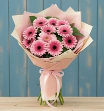 Букет цветов из:  Герберы в Лебяжье Курганской области